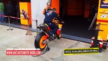 chief Mechanic test motorcycle Valentino Rossi and Dani Pedrosa on paddock Real,no Tv