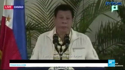 Philippines: president Rodrigo Duterte expresses regret over calling Obama a ‘son of a whore’