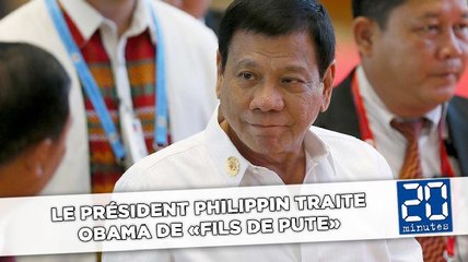 Le président philippin traite Obama de «fils de pute»