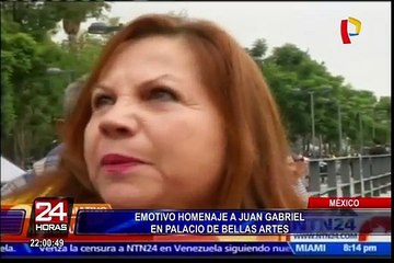 Download Video: Juan Gabriel tuvo emotivo homenaje en Palacio de Bellas Artes