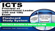Read ICTS Principal as Instructional Leader (195 and 196) Exam Flashcard Study System: ICTS Test