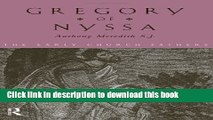 Read Gregory of Nyssa (The Early Church Fathers)  Ebook Free