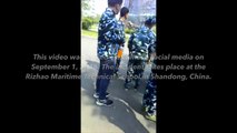 Shandong Teacher Beats Students During Military Training
