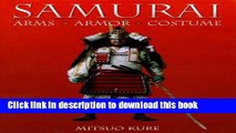 Read Samurai: Arms, Armor, Costume  Ebook Free
