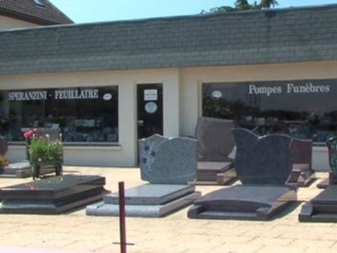 Les Pompes funèbres Marbrerie Speranzini-Feuillatre, situées à Chelles