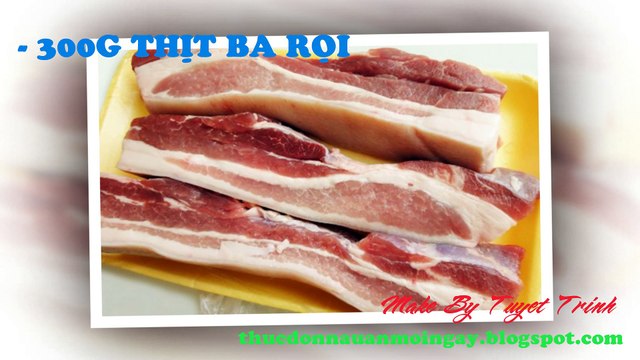 Hướng Dẫn Cách Nấu Mắm Cá Sửu Chưng Thịt Ba Rọi - Make By Tuyet Trinh