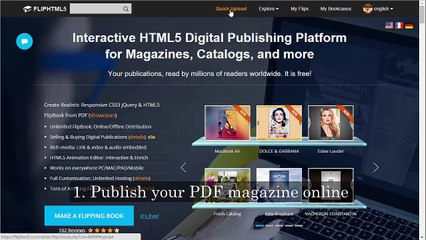 Online Publishing Solution to Make Interactive Digital Publications