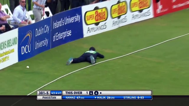 Shoaib Malik 57 Runs 37 Balls Vs Ireland 1st Odi 2016