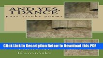 [PDF] And Yes, I Dance: post-stroke poems Popular Online