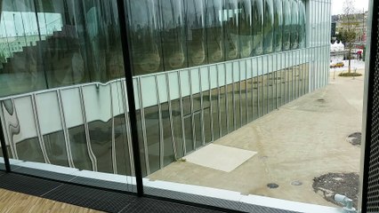 La nouvelle bibliothèque de Caen en avant-première : le premier étage