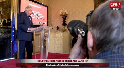 Conférence de presse de Gérard Larcher - Evénement (06/09/2016)