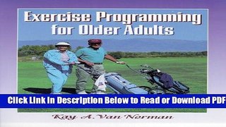 [Get] Exercise Programming for Older Adults Popular New