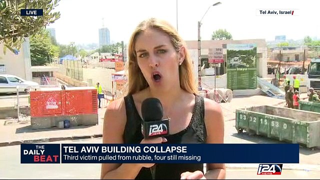 Tel Aviv building collapse : 3rd victim pulled from rubble, 4 still missing