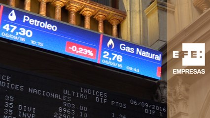 El IBEX 35 sube un 0,35 % a mediodía, pero no alcanza los 9.000 puntos