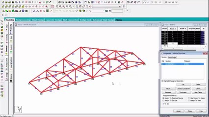 Stadd Pro. (Introducing Truss and Bridge Deck)  MVA