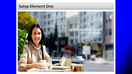 Satya Element One Sector 47 & 49 Gurgaon @ 9250933111