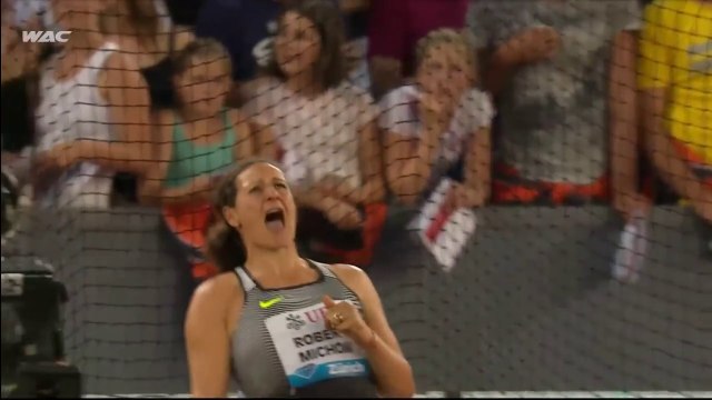 lancer du disque F - DL Zürich, 01 sept 2016 (Perkovic 68m44, Robert-Michon 63m91)