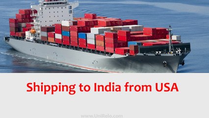 Shipping to India from USA - Universal Relocations LLC