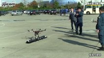 Un drone policier chasse les drones illégaux à Tokyo