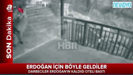 Cumhurbaşkanı Erdoğan'ın oteline böyle girdiler