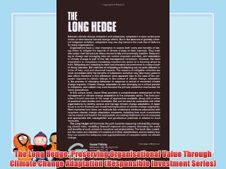 [PDF] The Long Hedge: Preserving Organisational Value Through Climate Change Adaptation (Responsible