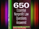 [PDF] 650 Essential Nonprofit Law Questions Answered Full Online