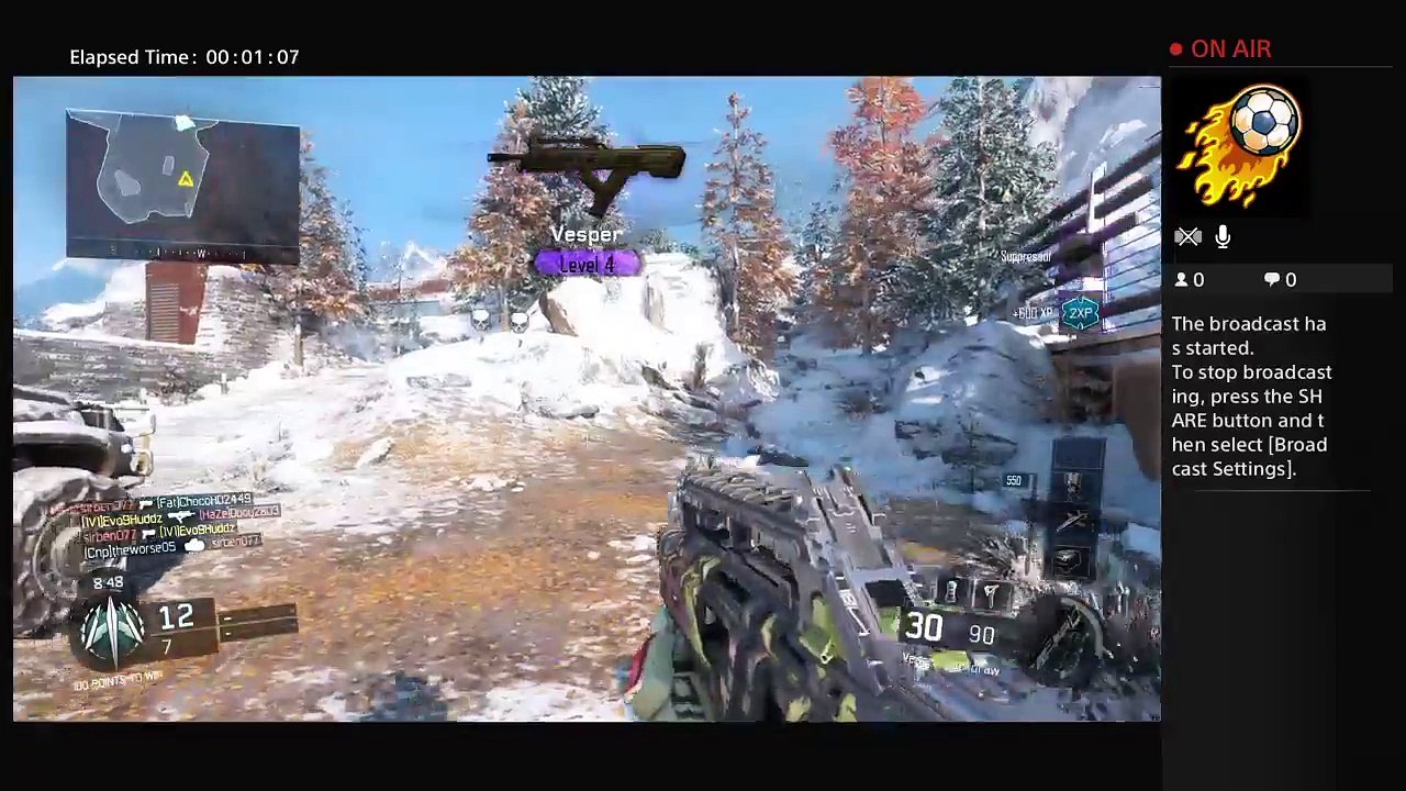 Black Ops 3 Gameplay 1v1  (PS4)