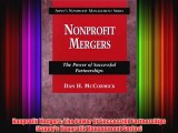 [PDF] Nonprofit Mergers: The Power Of Successful Partnerships (Aspen's Nonprofit Management