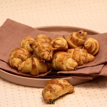 Mini croissants au jambon express !
