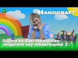 Düğme ve Eski tokalardan rengarenk saç tokası yapma 2 Handcraft tv kids