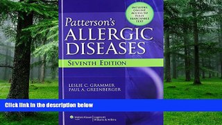 Big Deals  Patterson s Allergic Diseases (Allergic Diseases: Diagnosis   Management)  Best Seller
