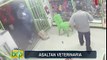 Ica: cámaras de seguridad registran violento asalto a veterinaria