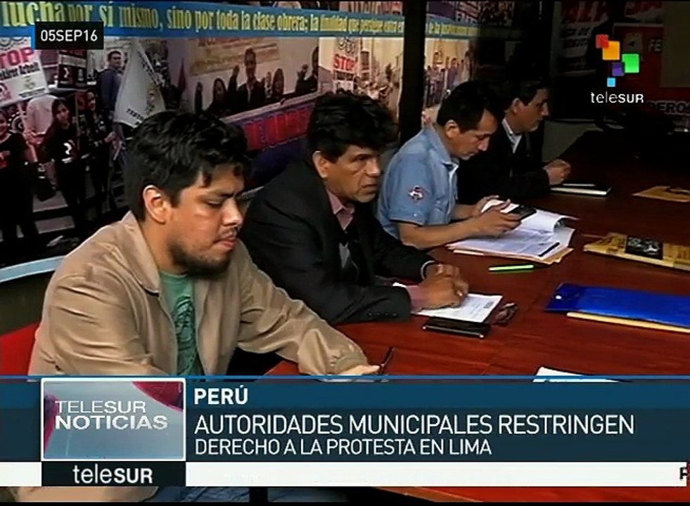 Movimientos populares de Perú denuncian censura del gobierno