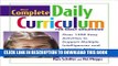 [PDF] The Complete Daily Curriculum for Early Childhood: Over 1200 Easy Activities to Support