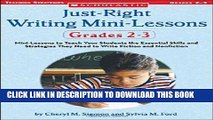 [PDF] Just-Right Writing Mini-Lessons: Grades 2-3: Mini-Lessons to Teach Your Students the
