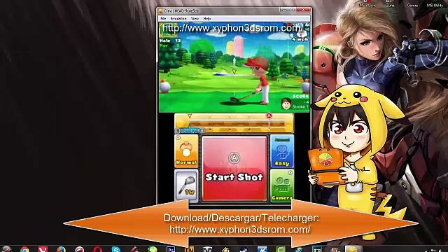 Mario Golf World Tour CIA Download Citra 3DS Emulator PC