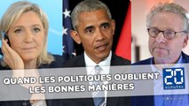 Insulte, nom d'oiseau,... Quand les politiques oublient les bonnes manières