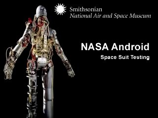 下载视频: Robot para probar trajes espaciales de la NASA sale a subasta