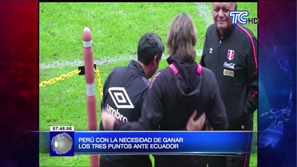 Perú con la necesidad de ganar los tres puntos ante Ecuador