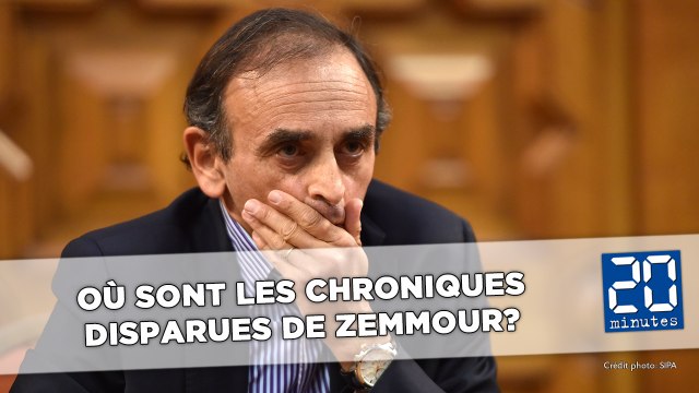 Mais où sont passées les deux chroniques manquantes dans le livre d'Eric Zemmour?