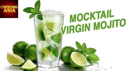 How To Make Mocktail Virgin Mojito | Cooking Asia