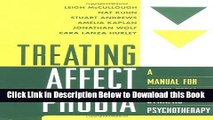 [Reads] Treating Affect Phobia: A Manual for Short-Term Dynamic Psychotherapy Free Books