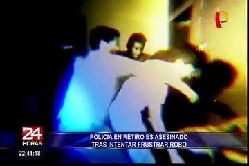 Policía en retiro es asesinado tras robo en SJL