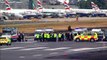 Black Lives Matter protests on London airport runway