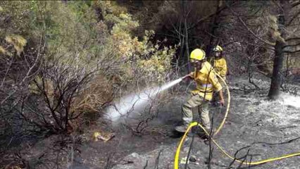 El incendio de Menorca, provocado por unos niños jugando con petardos