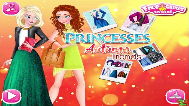 Princesses Autumn Trends Game - Disney Princess Video Games For Girls
