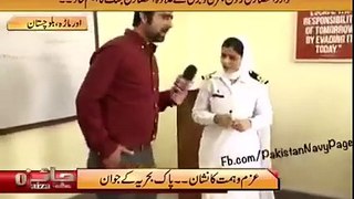 First Female Commissioned Officer of Pakistan Navy Lt Zakya Jamali from Balochistan Pakistan