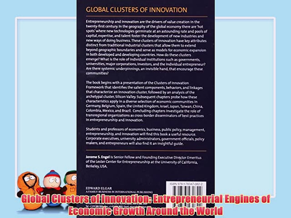 [PDF] Global Clusters of Innovation: Entrepreneurial Engines of Economic Growth Around the