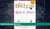 Big Deals  The Bible Cure for Back Pain: Ancient Truths, Natural Remedies and the Latest Findings