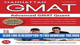 Collection Book Advanced GMAT Quant (Manhattan Prep GMAT Strategy Guides)